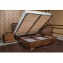 Кровать Милена Премиум с мягкой спинкой с подъемной рамой Олимп